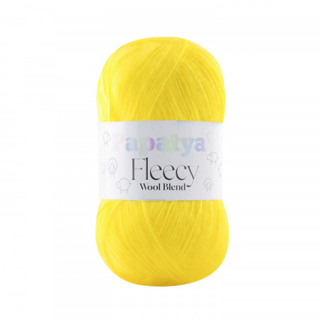 Papatya Fleecy - 100g - Wool Blend -  Farbe 7050 hellgelb