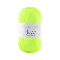 Papatya Fleecy - 100g - Wool Blend -  Farbe 7620 neongelb