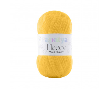 Papatya Fleecy - 100g - Wool Blend -  Farbe 7850 gelb