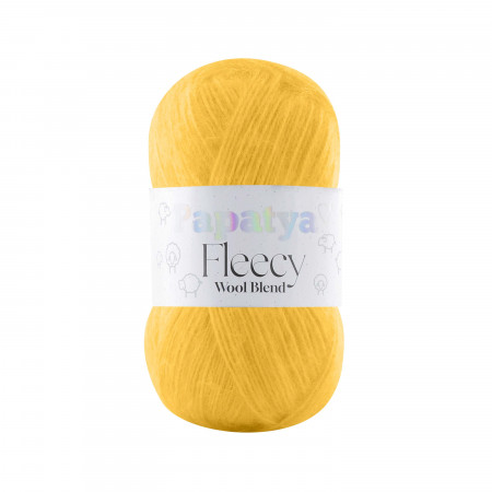 Papatya Fleecy - 100g - Wool Blend -  Farbe 7850 gelb