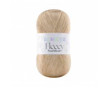 Papatya Fleecy - 100g - Wool Blend -  Farbe 9140 natur