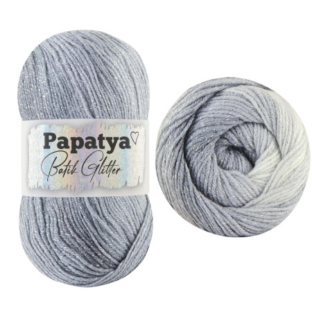 Papatya Batik Glitter - 100g - Farbe 01
