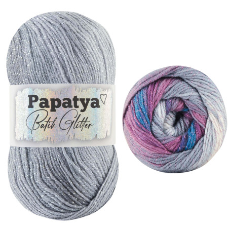 Papatya Batik Glitter - 100g - Farbe 02