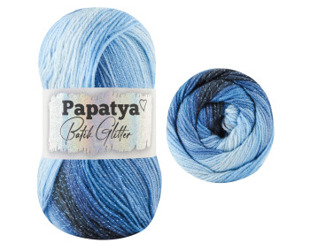 Papatya Batik Glitter - 100g - Farbe 04