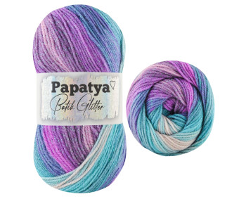 Papatya Batik Glitter - 100g - Farbe 05