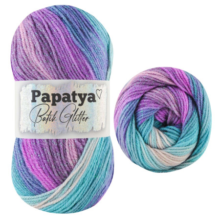 Papatya Batik Glitter - 100g - Farbe 05