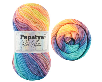 Papatya Batik Glitter - 100g - Farbe 06