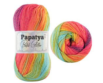 Papatya Batik Glitter - 100g - Farbe 08