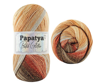 Papatya Batik Glitter - 100g - Farbe 10