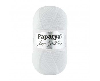 Farbe 1000 weiss - Papatya Love Glitter 100g 