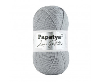 Farbe 2560 grau - Papatya Love Glitter 100g 