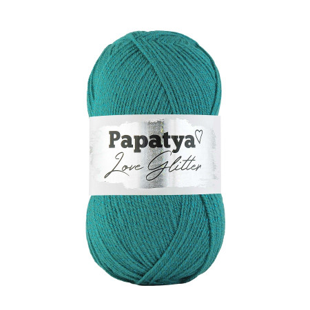 Farbe 6550 smaragd - Papatya Love Glitter 100g 