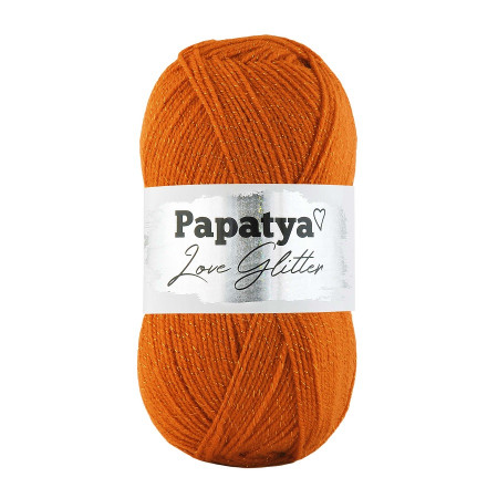 Farbe 8055 orange - Papatya Love Glitter 100g 