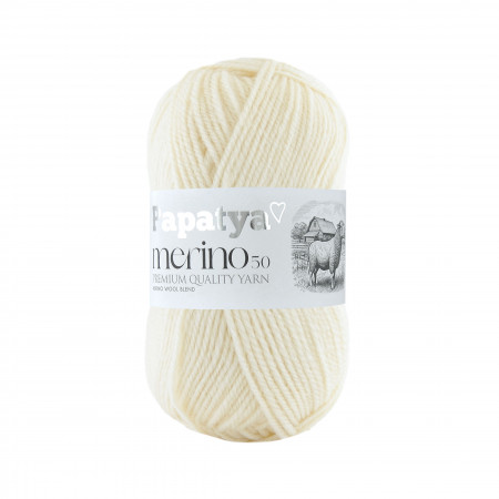 Papatya Merino50 - 100g - Farbe 1930 creme
