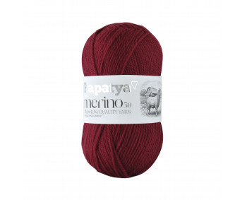 Papatya Merino50 - 100g - Farbe 3230 bordo