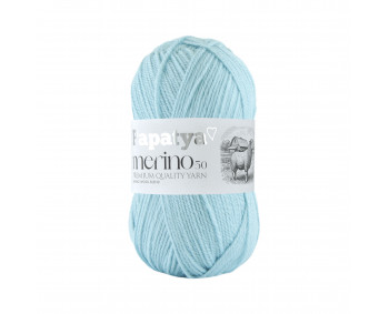 Papatya Merino50 - 100g - Farbe 5140 hellblau