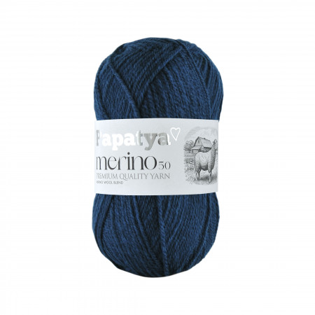 Papatya Merino50 - 100g - Farbe 5265 marine
