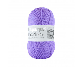 Papatya Merino50 - 100g - Farbe 5430 dunkles flieder
