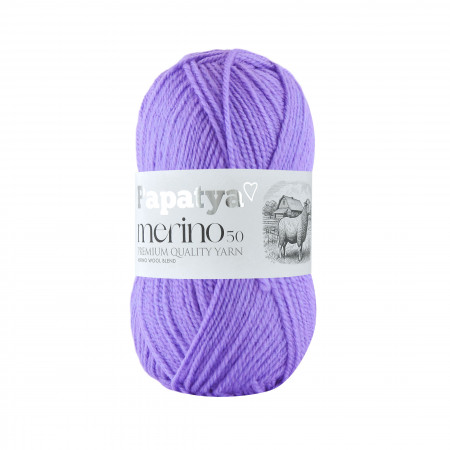 Papatya Merino50 - 100g - Farbe 5430 dunkles flieder