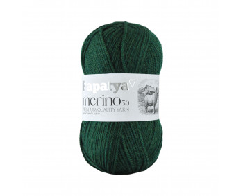 Papatya Merino50 - 100g - Farbe 56150 dunkelgrün
