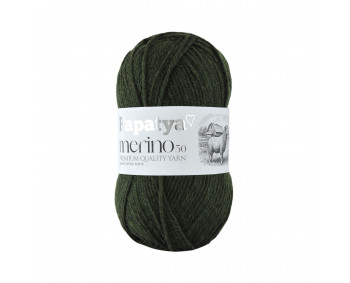 Papatya Merino50 - 100g - Farbe 56900 dunkles Jägergrün