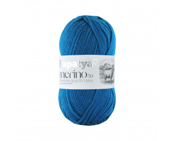 Papatya Merino50 - 100g - Farbe 5770 mittelblau