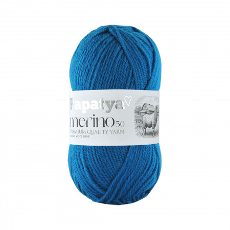 Papatya Merino50 - 100g - Farbe 5770 mittelblau