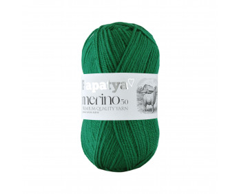 Papatya Merino50 - 100g - Farbe 6820 grün