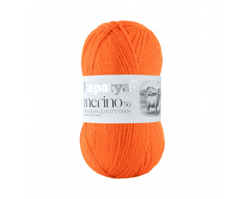 Papatya Merino50 - 100g - Farbe 8065 orange