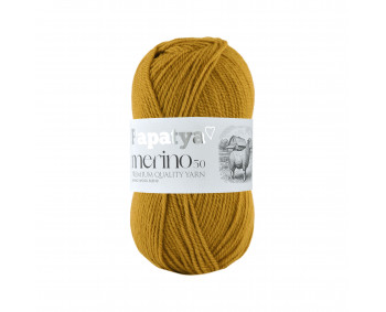 Papatya Merino50 - 100g - Farbe 8820 senf