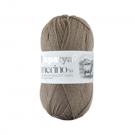 Papatya Merino50 - 100g - Farbe 9270 taupe