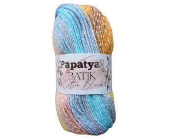 Farbe 1001 - Papatya Batik Cotton Blend 100g 