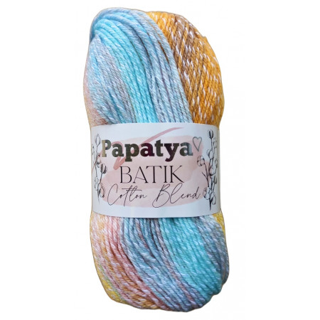 Farbe 1001 - Papatya Batik Cotton Blend 100g 