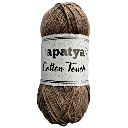 Farbe 0130 taupe - Papatya Cotton Touch - 50g