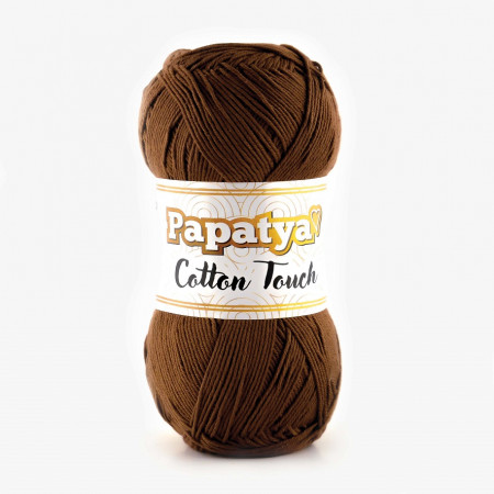 Farbe 0140 braun - Papatya Cotton Touch - 50g