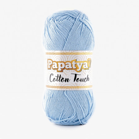 Farbe 0420 hellblau - Papatya Cotton Touch - 50g