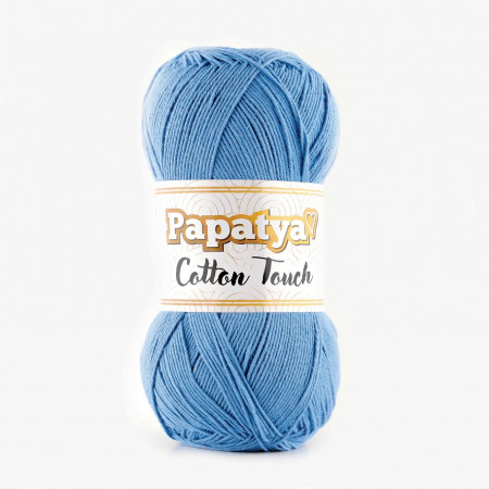 Farbe 0440 blau - Papatya Cotton Touch - 50g