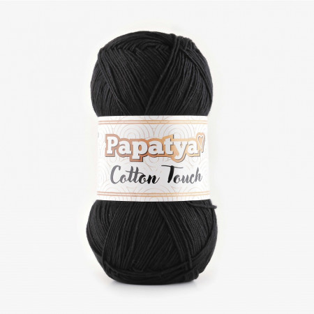 Farbe 1190 schwarz - Papatya Cotton Touch - 50g
