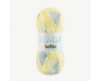 Farbe 709 - Papatya SOFTIE - 100g  (gelb-grau)