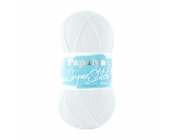 Farbe 1000 weiß - Papatya Super Stitch - 100g