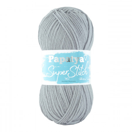 Farbe 2530 hellgrau - Papatya Super Stitch - 100g