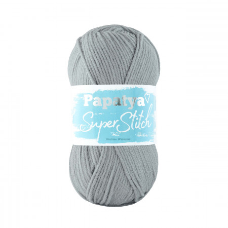 Farbe 2560 grau - Papatya Super Stitch - 100g