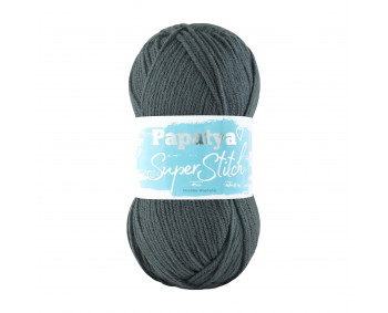 Farbe 2590 dunkelgrau - Papatya Super Stitch - 100g