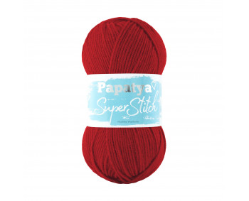 Farbe 3210 dunkelrot - Papatya Super Stitch - 100g