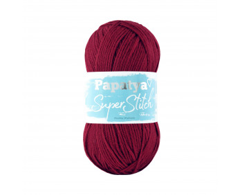 Farbe 3230 weinrot - Papatya Super Stitch - 100g