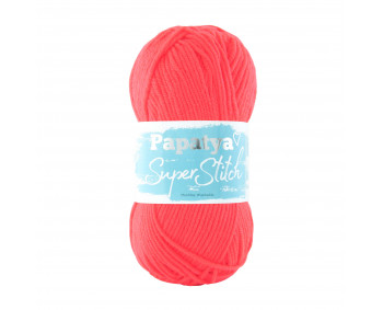 Farbe 4850 neonrot - Papatya Super Stitch - 100g