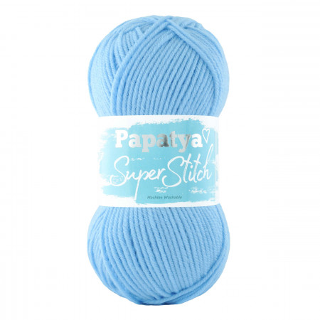 Farbe 5140 hellblau - Papatya Super Stitch - 100g