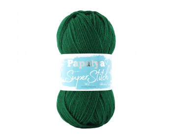 Farbe 6840 dunkelgrün - Papatya Super Stitch - 100g