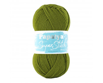 Farbe 6950 olivgrün - Papatya Super Stitch - 100g
