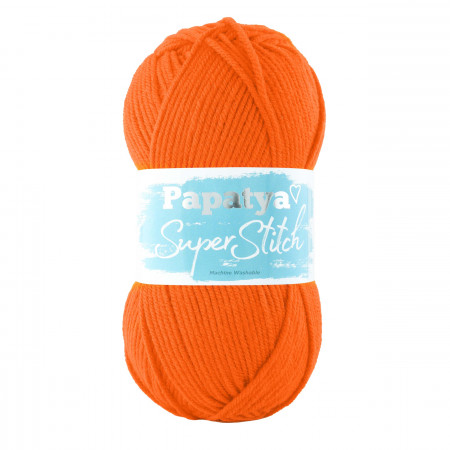 Farbe 8070 orange - Papatya Super Stitch - 100g